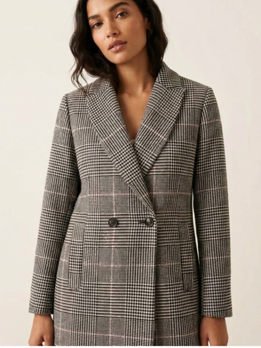 J.Crew Daphne Topcoat 2P Plaid Wool Blend Academia Preppy Lightweight Spring